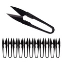 Industrial Grade Mini Black Stainless Steel Tailor Scissor & Bonsai Pruner Smooth Edge for Sewing & Gardening