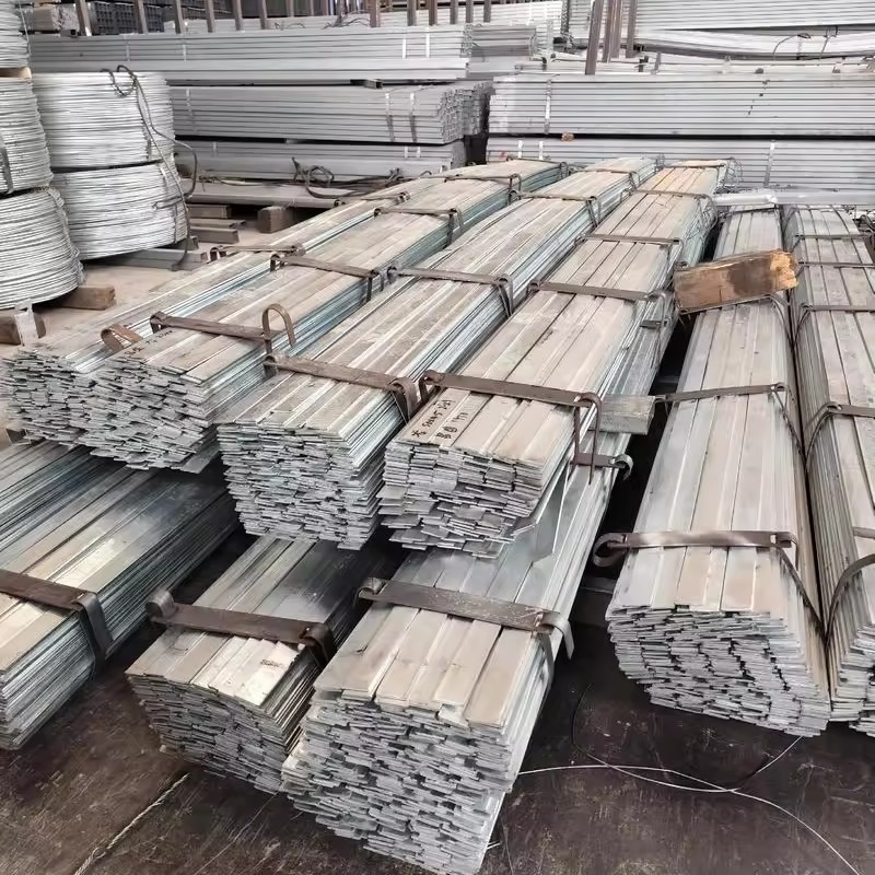 Hot Dip Galvanized Flat Iron Galvanized Flat Bar 30x5 40x4 50x5 80x8 for Heavy Duty Steel Structure
