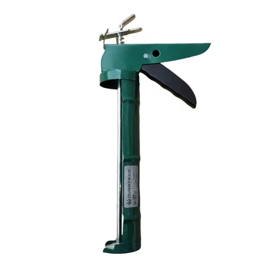 Factory Direct Sales DIY Industrial Grade Smooth Pistol Grip Half Barrel Push-Pull Manual Iron Semi-Circular Caulking Gun OEM