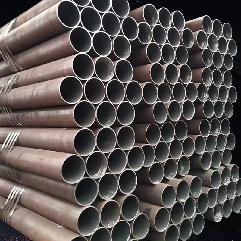 Carbon Steel Seamless Steel Pipe ASTM A312 304 Hot Rolled OD 114.3mm WT 8mm for Fluid Transportation Factory Direct Sup