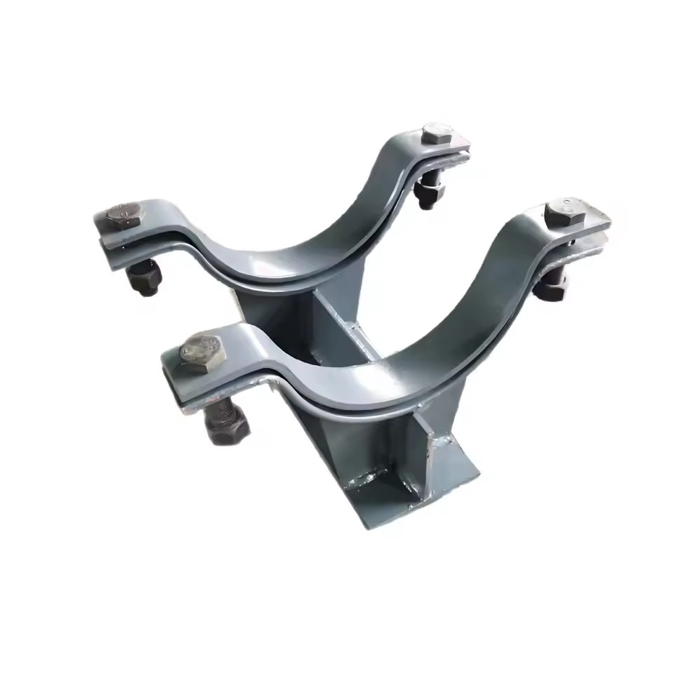 Hot Selling Heavy Duty Double Pipe Clamp Wear Resistant Sliding Support with Customized OEM Services