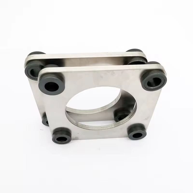 Motor Pump Compressor Elastic Buffer Coupling 304 Stainless Steel Rubber Grommet Pad Flexible Shaft Connector Dampener