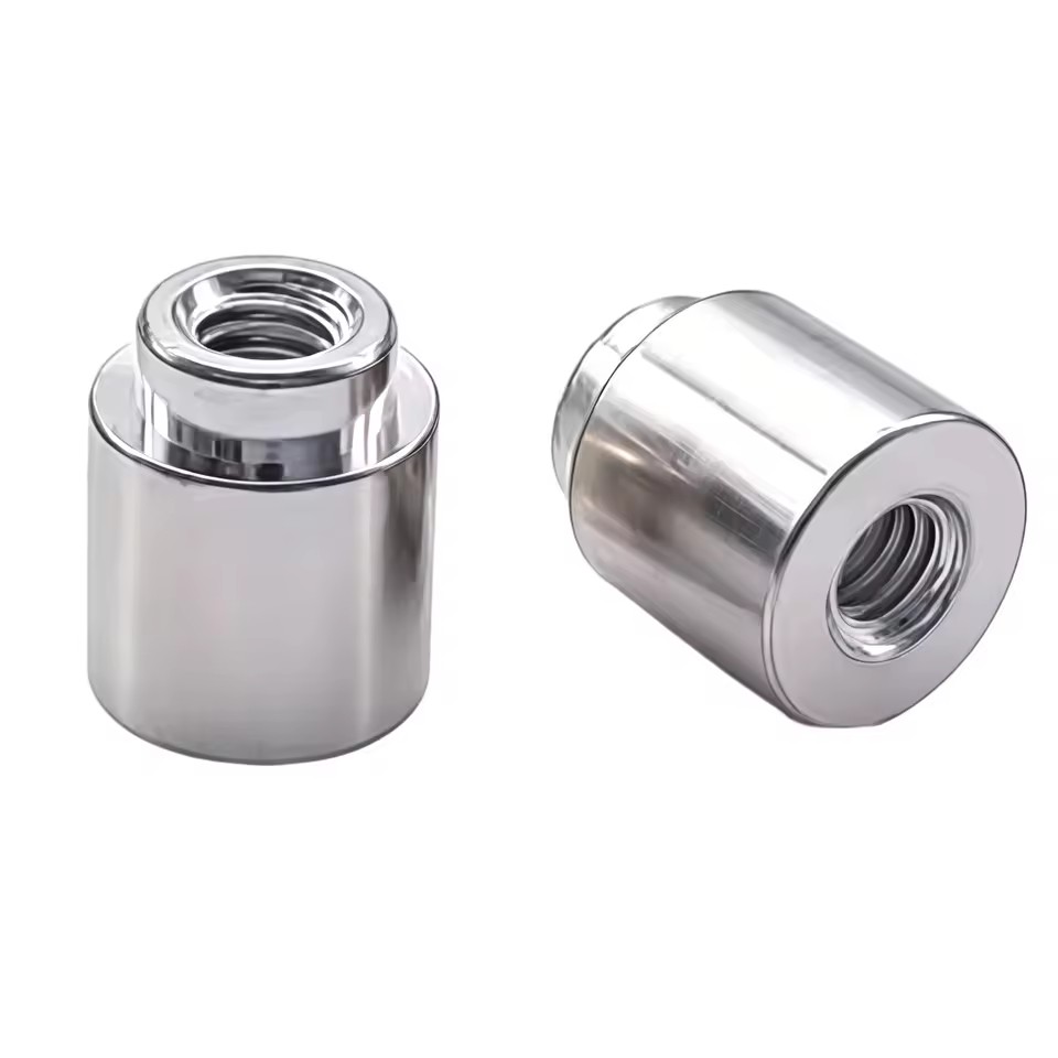 Stainless Steel Spacer Bushing Custom CNC Machined Threaded Unthreaded Round Hexagonal for Industrial Machinery Use