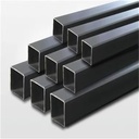 Metal Box bar Steel Tube Rectangular Pipes 1.5mm Wall Black Iron Hollow Section Bars 25*25 Tubes