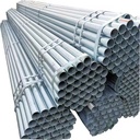 Hot Dipped Galvanized Round Steel Pipe GI Tube for Construction Greenhouse Scaffolding ASTM A53 BS1387