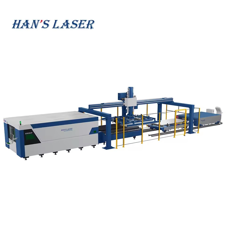 Aluminium Plate Auto Machine Loading Unloading Area Sheet Metal Automatic Production Line