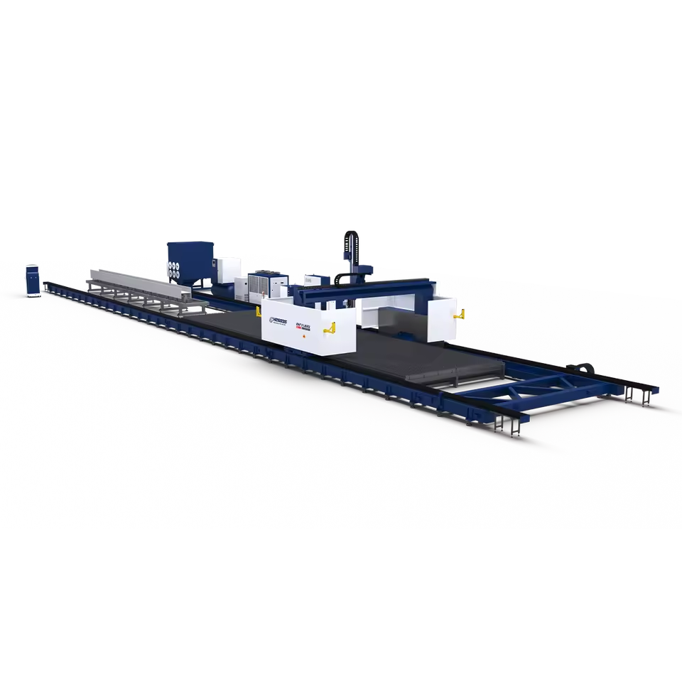 Automated Loading/Unloading Speed Dual Metal Laser Tube H BEAM Steel Cutting