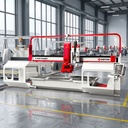 HOYUN Machinery Automatic 5 6 Axis CNC Machine Stone Bridge Saw and Water Jet Waterjet Sawjet Saw Jet