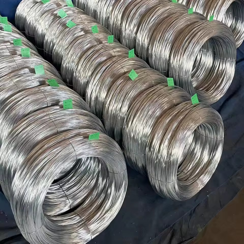 Wholesale 8# 10# Q195 Q235 Electro Galvanized Steel Iron Wire 25 50kg Per Roll 1.6mm 1.8mm 2.0mm 2.5mm 3.mm
