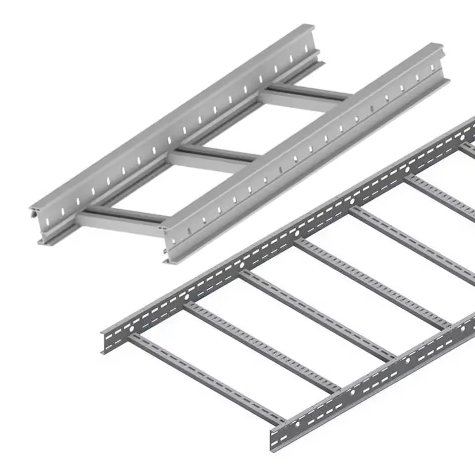 Ladder Cable Tray OEM Customized Perforated Heavy Duty Stainless Steel Ladder Cable Trays