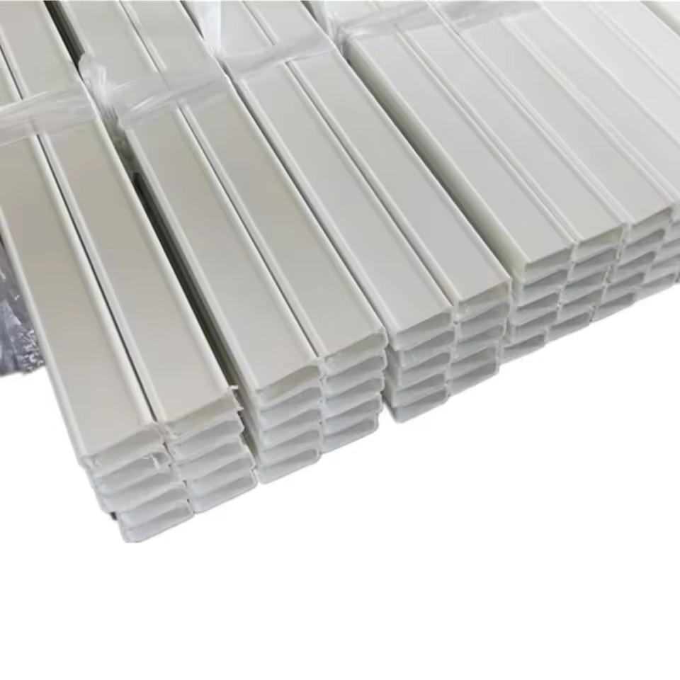 Factory Various Size Wholesale Insulation Electrical Wiring Ducts Trunking Plastic PVC Cable Tray