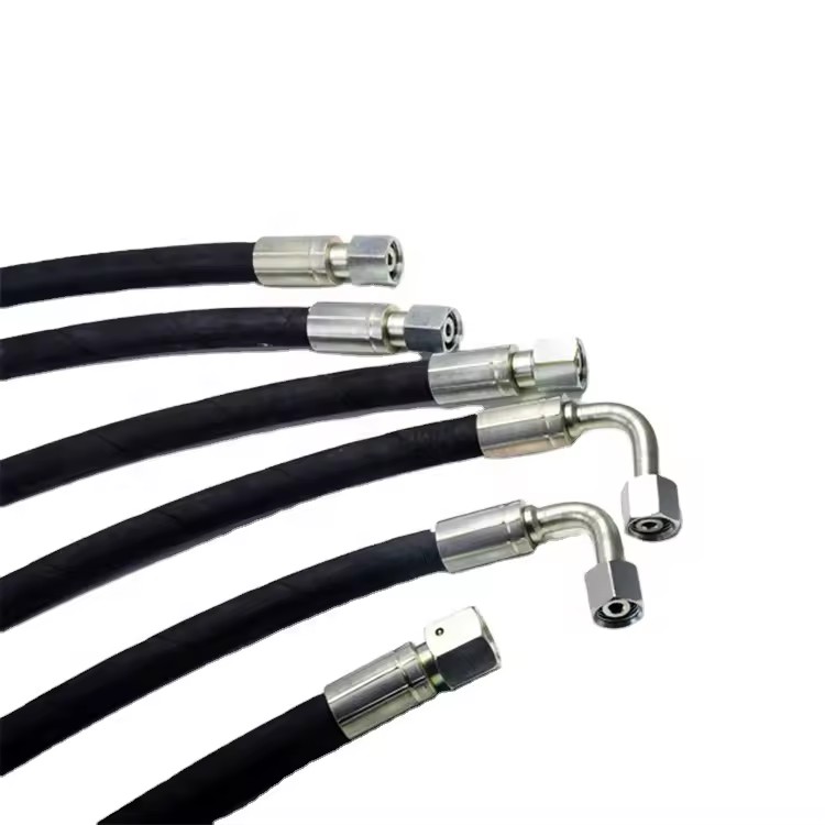 Industrial Hydraulic Rubber Hose 6mm-51mm Multi-Layer Wire Reinforced Gasoline/LPG/CNG Resistant Customizable Sizes