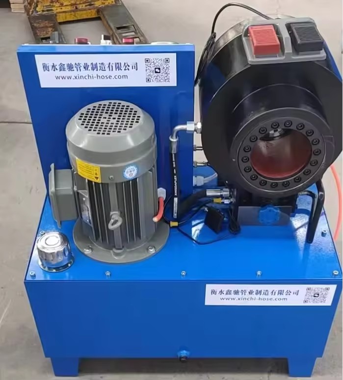 High Quality Crimping Machine Cutting for Hydraulic Hose Rubber Pipe 31.5MPa System Pressure 200PCS/h Efficiency