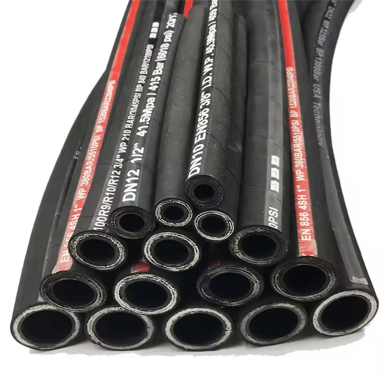 En856 4sp Reinforced Hydraulic Hose 1sn 2sn 4sh Hose Pipe Assembly for Mining