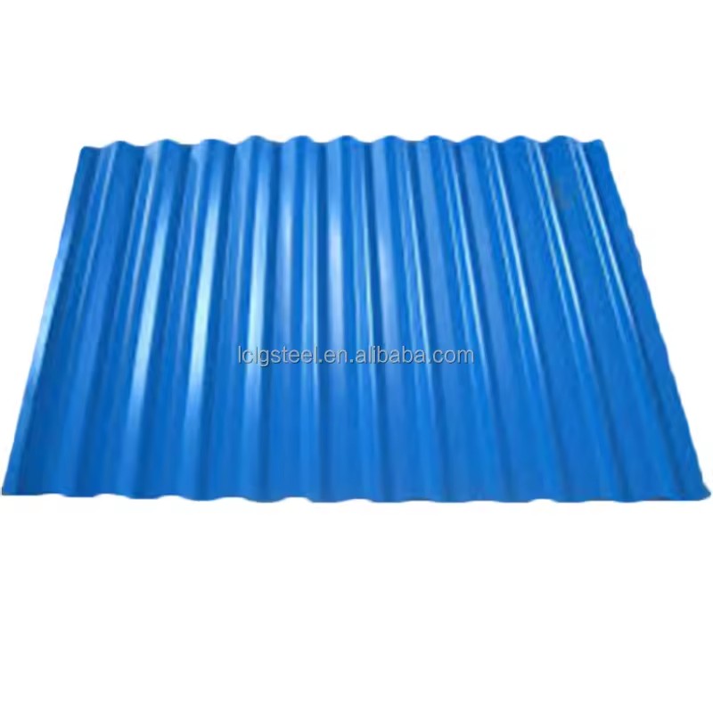 12 Gauge to 38 Gauge GI S320GD PPGI Color Corrugated Metal Roof Sheet 10 Feet to 20 Feet Long Galvanized Steel Roofing Panel