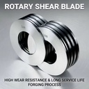Industrial Coil Slitter Knives Durable Circular Slitting Blades HSS/Stainless Steel/D2 Cutting Paper Custom Size Shape Available