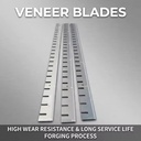 Tungsten Carbide Veneer Peeling Knives Woodworking Plywood Blades & Tools for Plywood Processing Machine