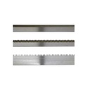 Serrated Blade Toothed Bag Cutter Knife D2 Steel High Precision Forged Tempered for Recycling Cutting Custom Size
