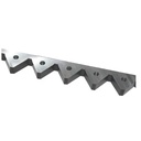 Industrial Double Shaft Shredder Blades Machinery ISO9001 CE Certified SKD-11 Material for Machinery 3 Months Warranty Blade