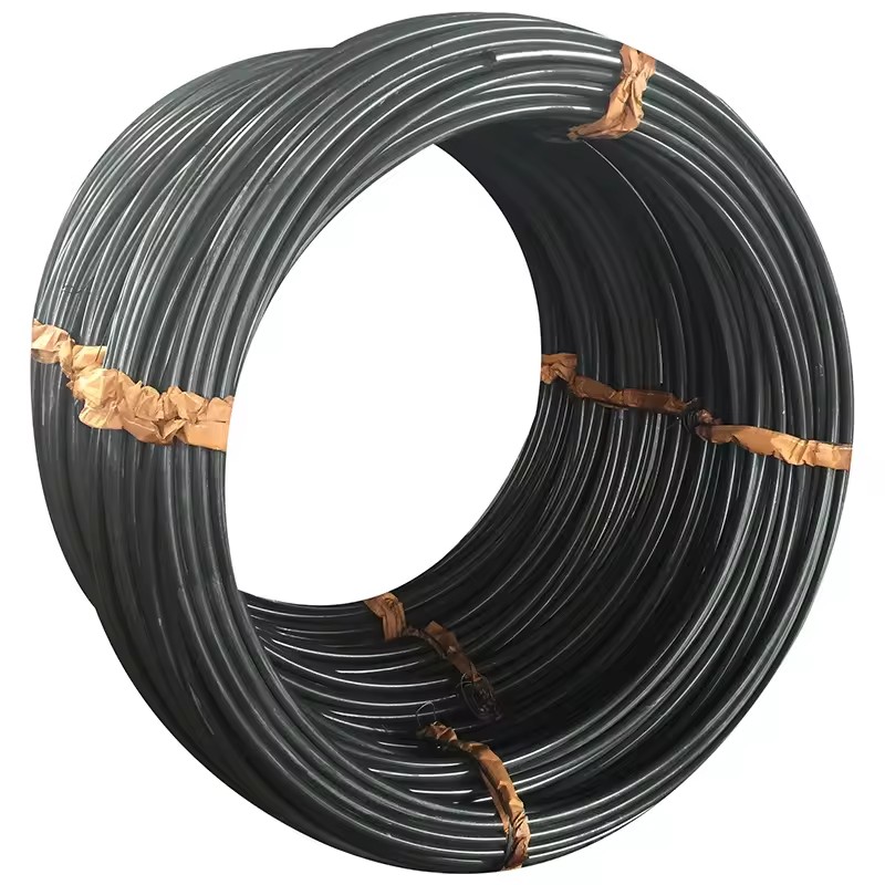 Factory Supply High Tensile Strength 1086MPA Black Annealed Carbon Steel Wire Q235B 5.5MM 6MM 4MM for Nail Making Welding