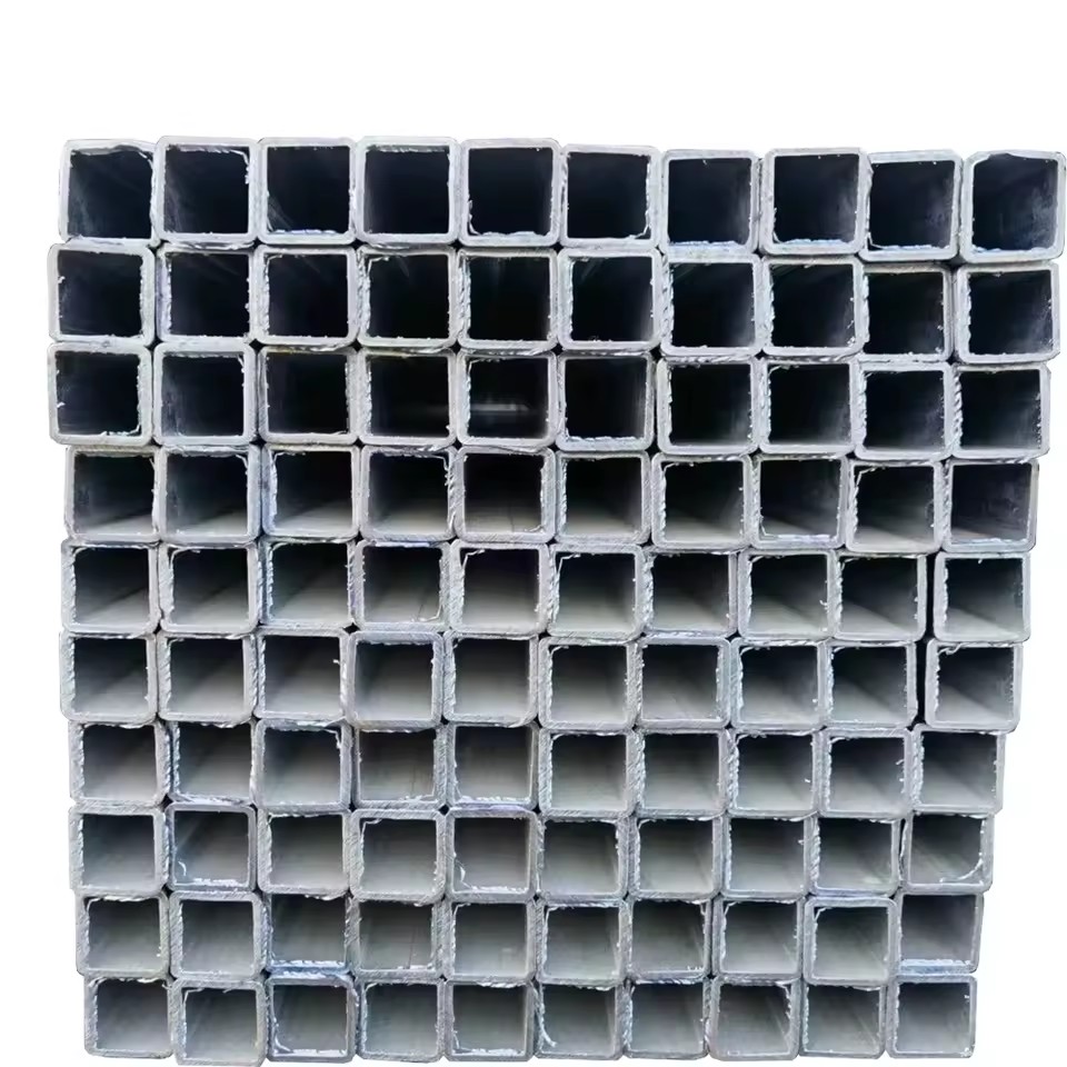 Rectangular Carbon Steel Tube Square Gi Pipe RHS 20x40 50x100 Hollow Section Galvanized Steel Products for Structural Use