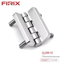 CL209-1C FIRIX Industrial Stainless Steel External Threaded Stud Type Butt Hinge | Silvery Mirror Polished 5mm Thickness 180