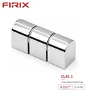 CL45-3 Industrial Reinforced Surface Block Hinge | 3-Part Stainless Steel External Hinge 180 Opening No Bearing for Heavy Duty