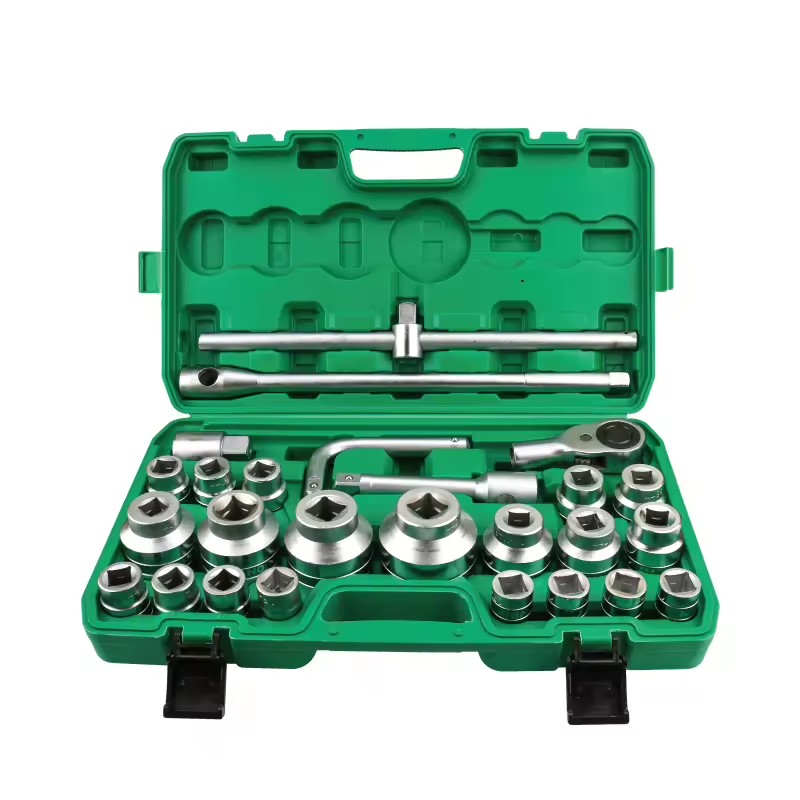 AutoTools Professional Auto Repair 26-Piece 3/4'' Drive Heavy Duty Impact Socket Set Carbon Steel OEM Accepted Black 3-Year