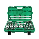 AutoTools Professional Auto Repair 26-Piece 3/4'' Drive Heavy Duty Impact Socket Set Carbon Steel OEM Accepted Black 3-Year
