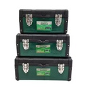 High Quality 14/17/19'' Tool Box Plastic Storage Box Comes With a Removable Tray