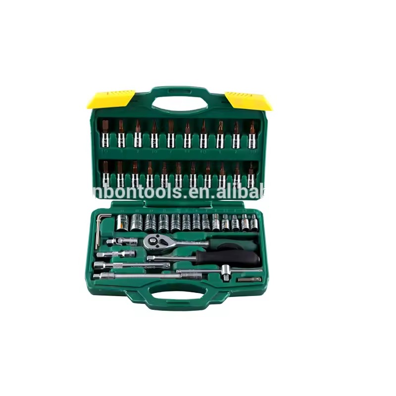 46pcs Mechanic Hand Tools Set Socket Set, Auto Repair Hand Tool