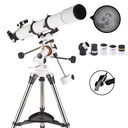 80900P Professional Astronomical Telescope & Binoculars 80mm High-Definition Outdoor Metal with Star-Looking Glasses