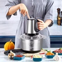 Meat Grinder SPOUNR Dingsheng Tifanlang Multifunctional Stainless Steel Fully Automatic Push-button Control Multiple Mixing