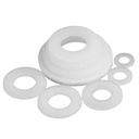 Hot Selling Flat Gasket Nylon Plastic Gasket Insulating Plastic Round Plus Flat Gasket White M2M2.5M3M4M5M6M8M10M12