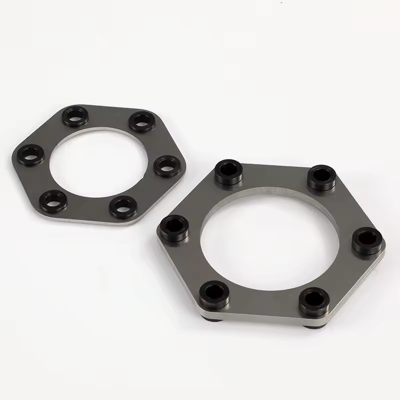 304 Stainless Steel Frame Elastic Buffer Diaphragm Coupling Rubber Grommet Pad Flexible Shaft Connector Machine