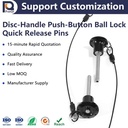 Stainless Steel Quick Release Pin Ball Lock Pin