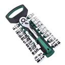 1/2 Mirror Sleeve 20 Sleeve Set Hardware Auto Repair Tools Quick off Ratchet Wrench