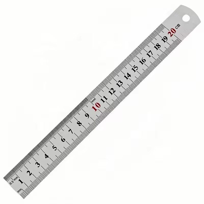 Directly Manufacturer Customized Logo Measuring Different Sizes Stainless Steel Ruler