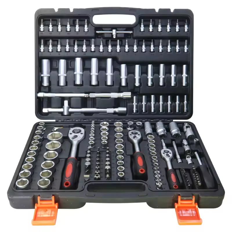 72 Teeth 172 Piece Set Auto Repair Set 24 Tooth Ratchet Socket Wrench Set Tool