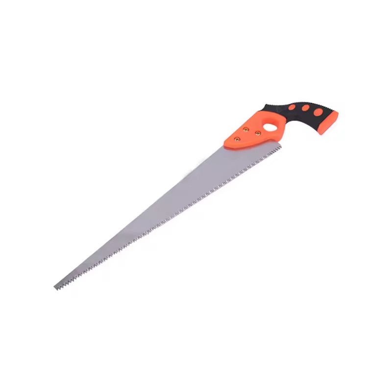 Three Sided Grinding Teeth Garden Chicken Tail Saw Manual Trimming Household Garden Tool Hand Saw with Plastic Handle
