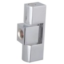 High Quality Modern Black Chrome Plated Adjustable Zinc Alloy 2mm Thickness Industrial Door Hinge Cabinet Server Enclosure 180