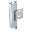 Industrial Sandblasted Chrome Plated Concealed Hinge Cabinet Hardware Cylinder Option Adjustable 180 Degrees Opening Door