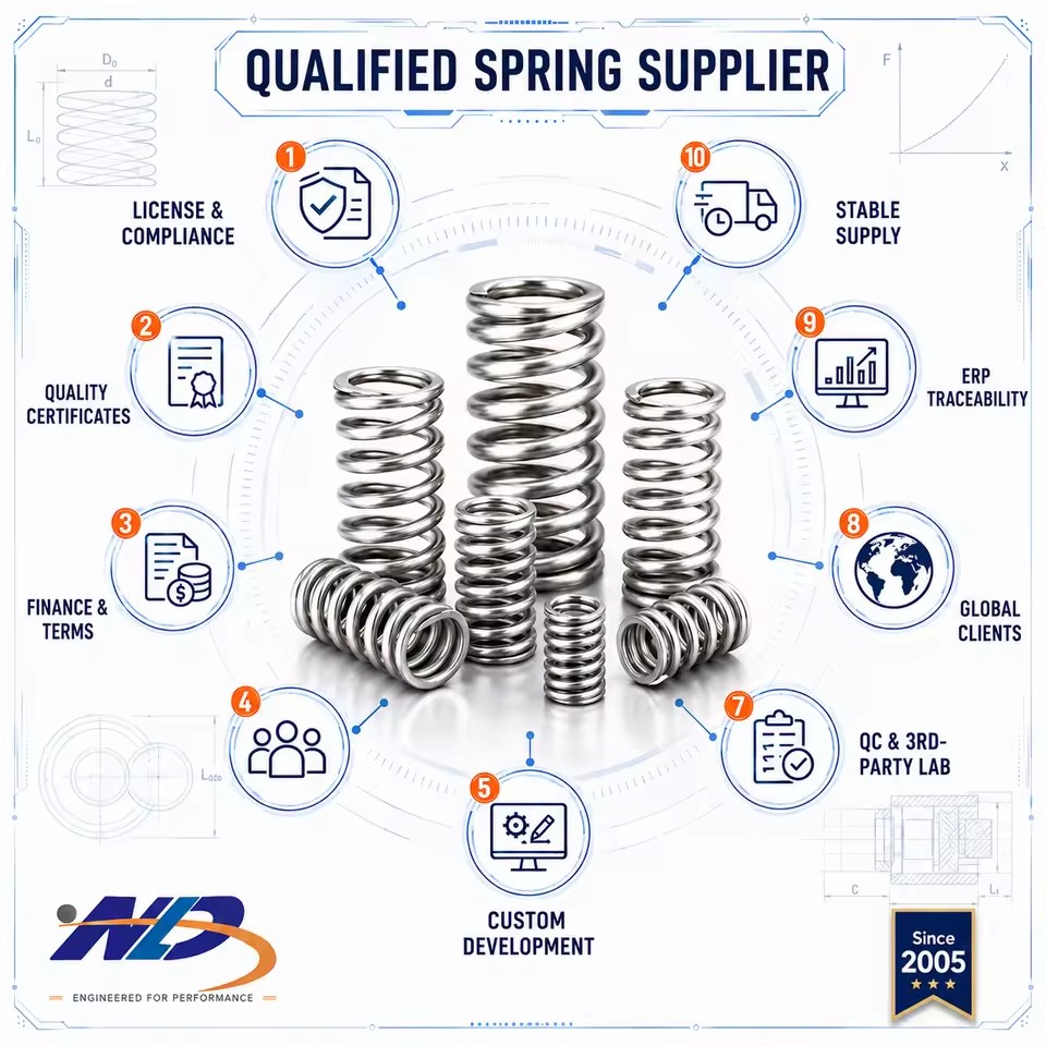 Wholesale Metal Small Coil Pressure Custom Compression Spring