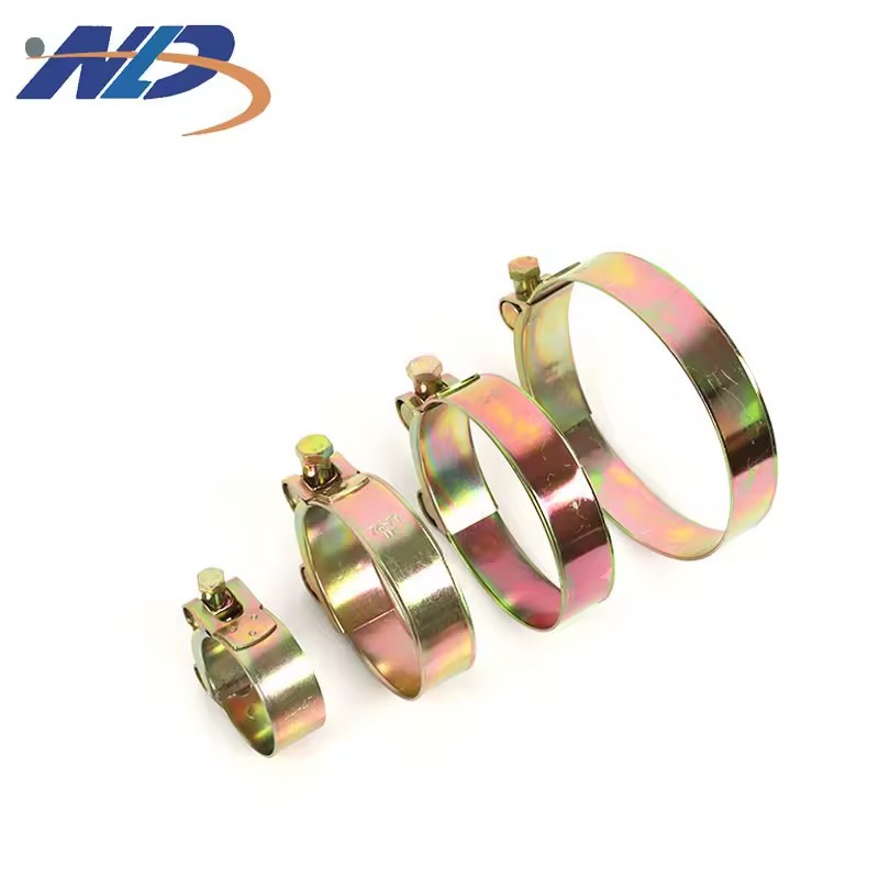 NLD High Pressure 304 316 Stainless Steel European Type 22-25mm Single T-Bolt Hose Clamp