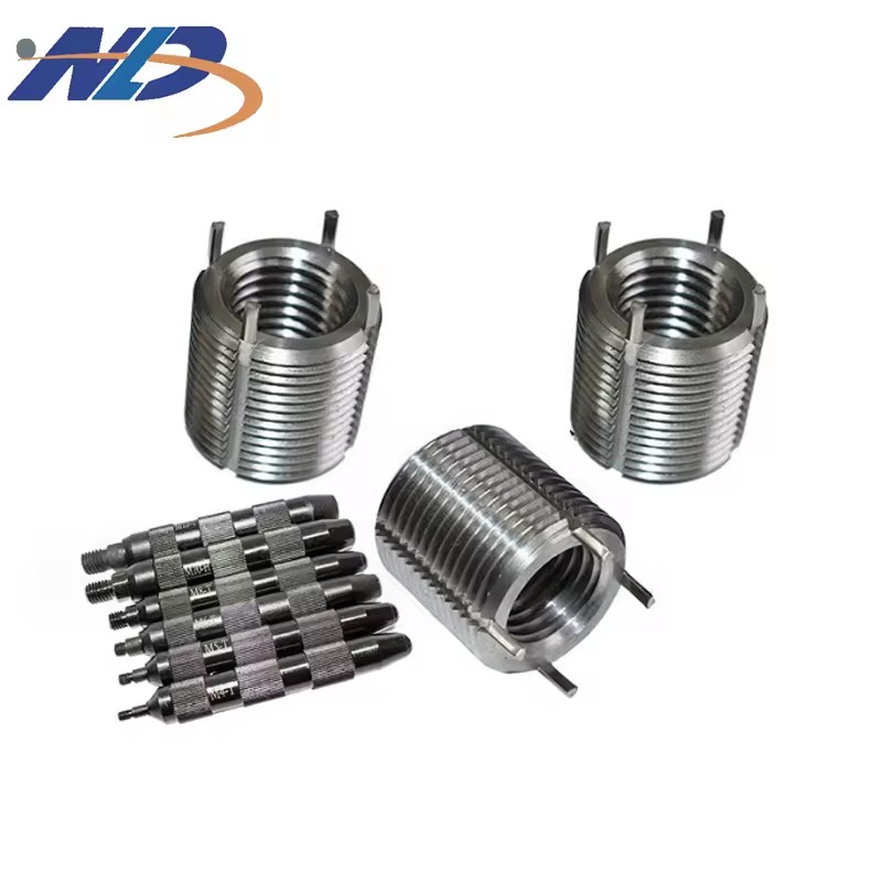 NLD OEM Light-Duty 304 Stainless Steel UNC UNF Thread M6 M8 Thick Thin Wall Key-Locking Inserts