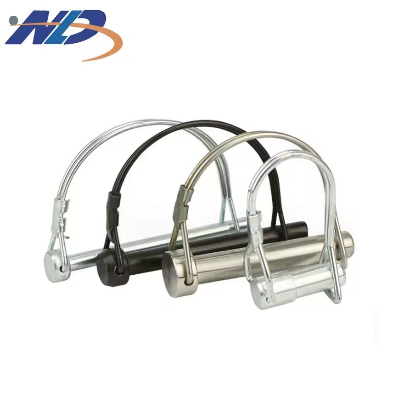 NLD 304 Stainless Steel Quick Release Clevis Round Wire Pull Ring Catch and Spring D-Type Lock Pin