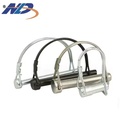 NLD 304 Stainless Steel Quick Release Clevis Round Wire Pull Ring Catch and Spring D-Type Lock Pin
