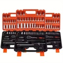 Advanced 53-Piece Toolbox Set for Home Work Life Maintenance Hand-Power Source Industrial Garden Use DIY Repair OEM Hard Case