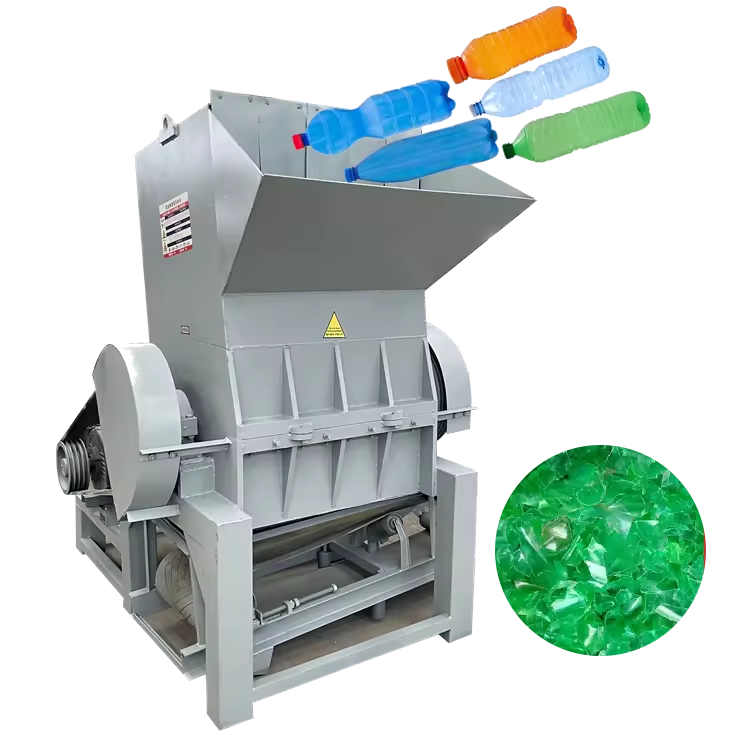 Bottle Plastic Crusher Crushing Machine Plastic Film Recicling Plastic Machine Bottle Crusher