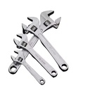 Wholesale Carbon Steel Chrome Finish 6/8/10/12/15/18/24 Inch Adjustable Wrench DIY Industrial Repairing Ergonomic Design OEM